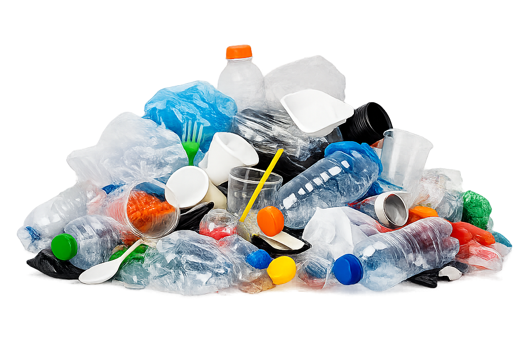 pile of plastic waste