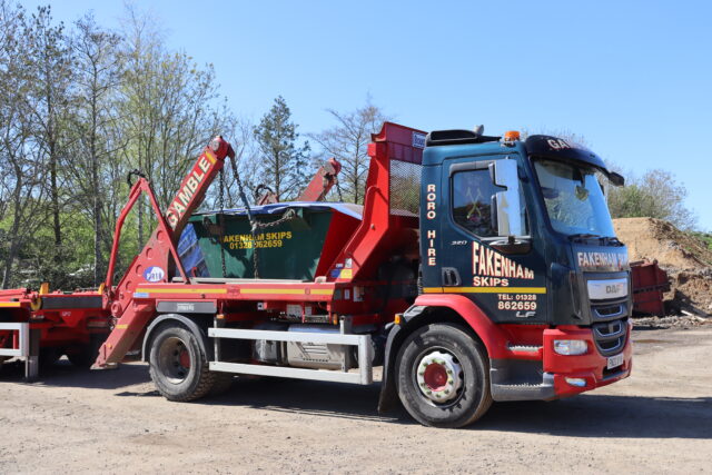 Fakenham skips lorry